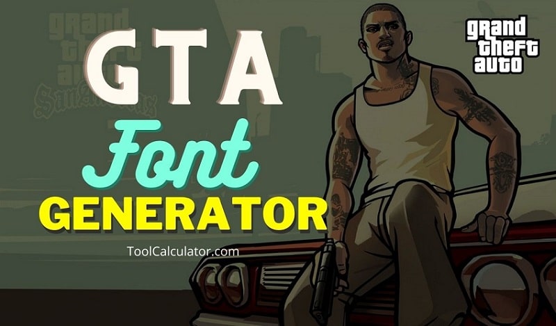 Gta Font Generator