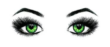 Girlfriend Green Color Eye