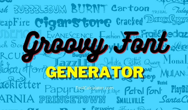 Groovy Font Generator