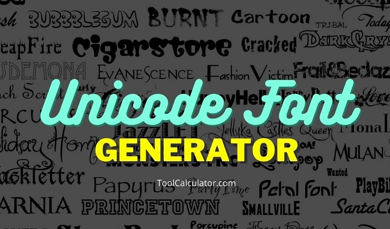 Unicode Font Generator