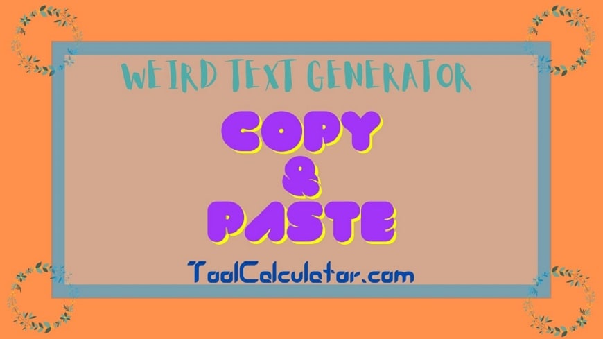 weird Text Generator