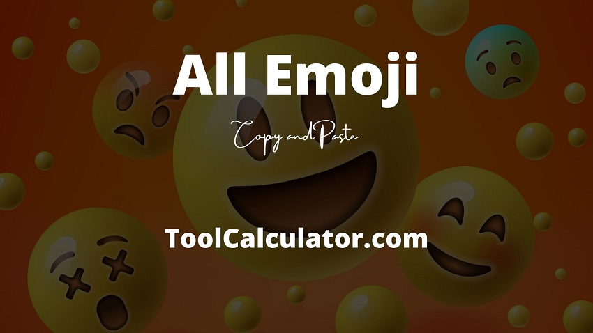 All Emoji (Copy & Paste)