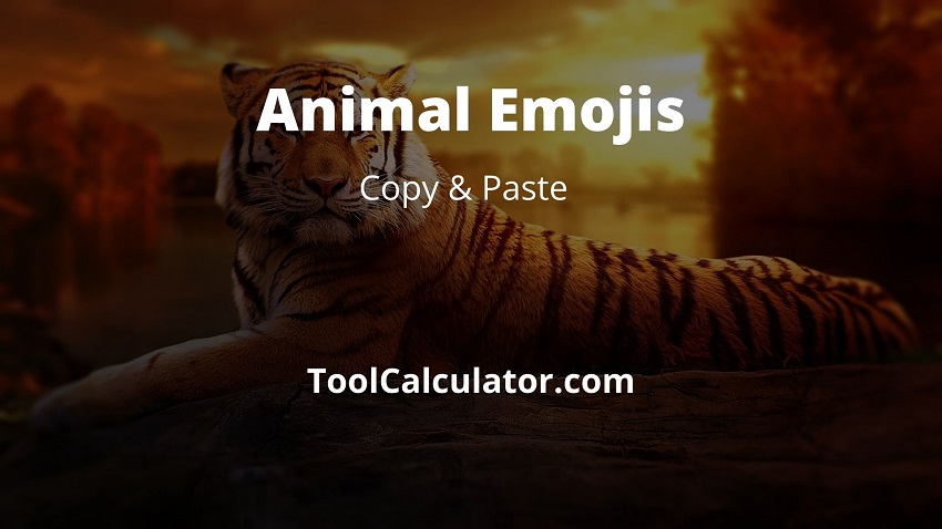 Animal Emojis (Copy & Paste)