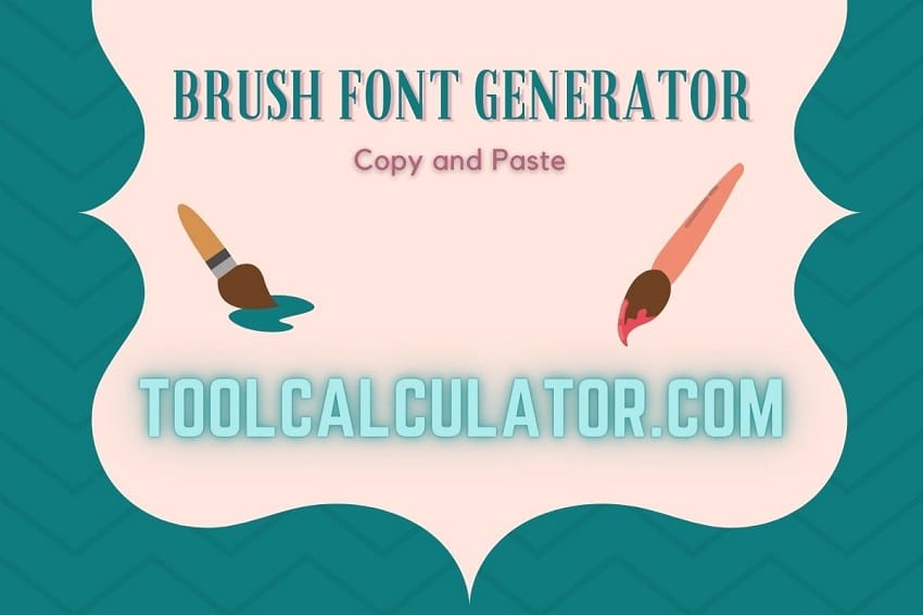 Brush Font Generator