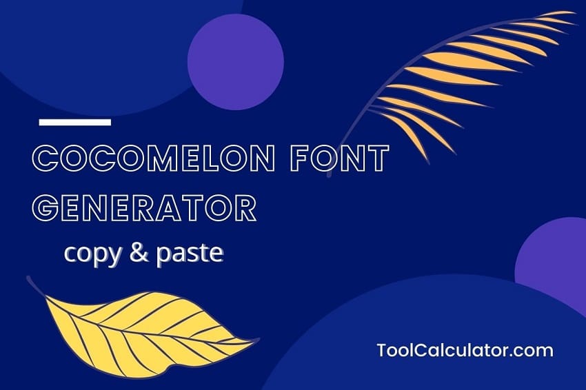 Cocomelon Font Generator