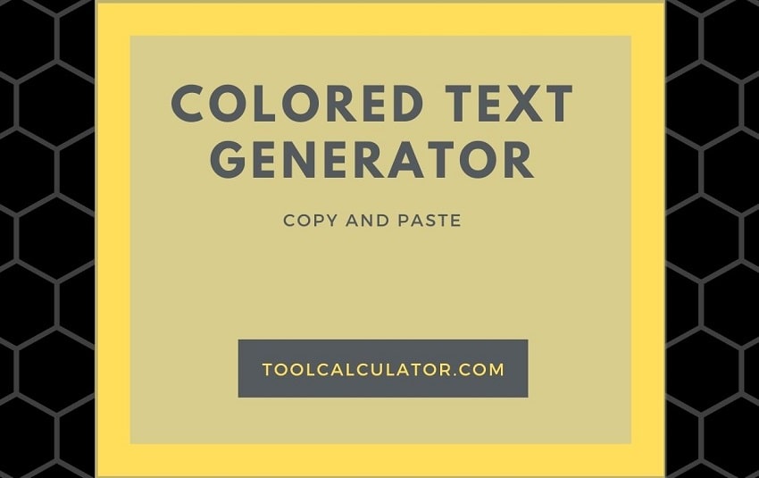 Colored Text Generator