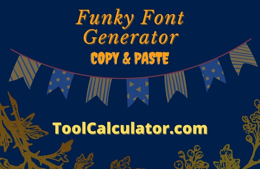 funky font generator