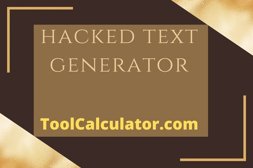 Hacked Text Generator