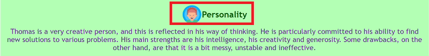 Man Calculator Personality