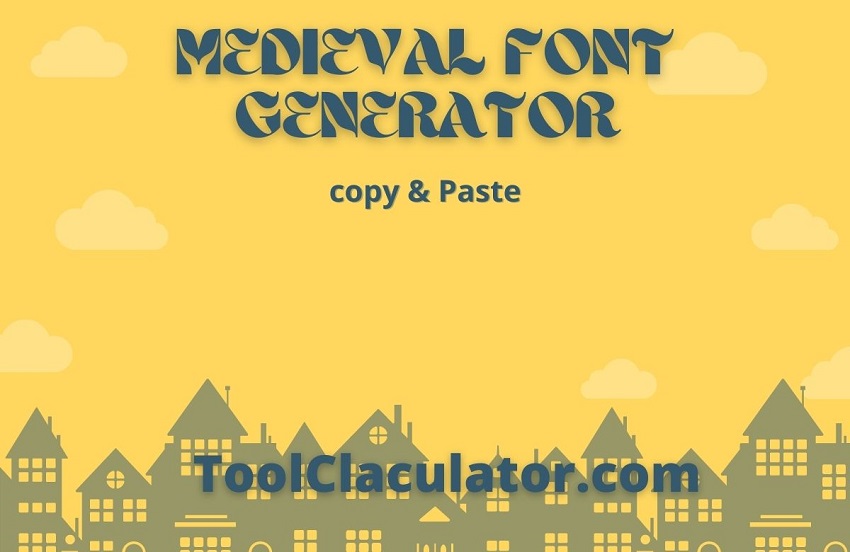 medieval font generator