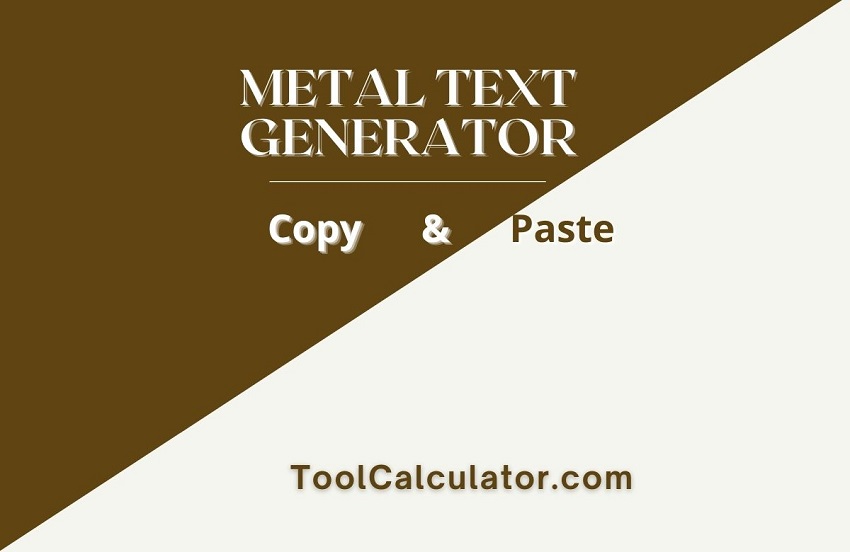 metal text generator