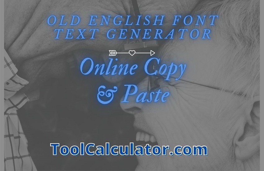 old english font text generator