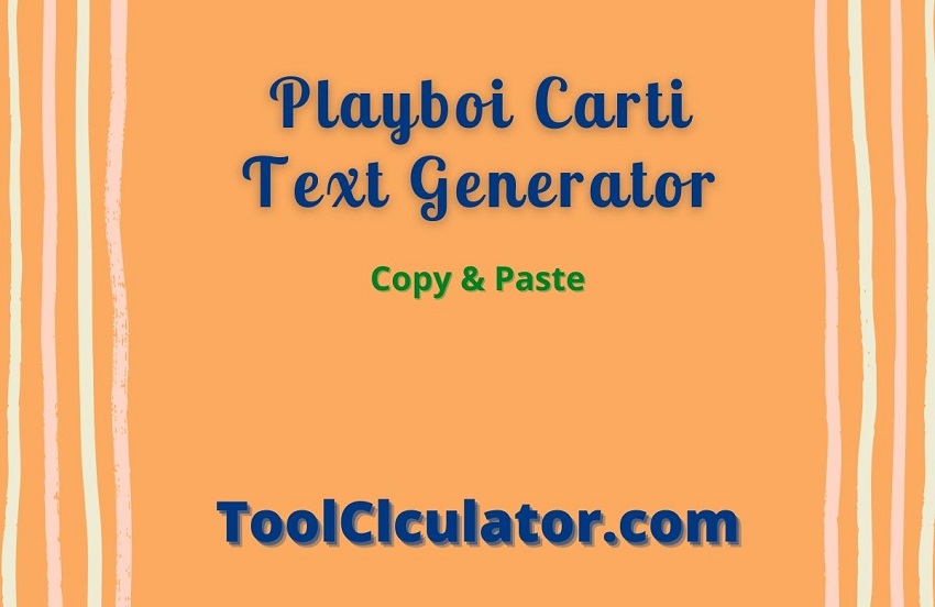 playboi carti text generator
