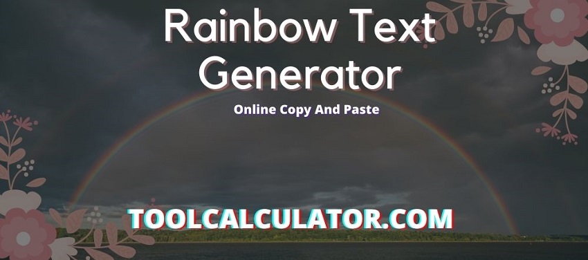 rainbow text generator