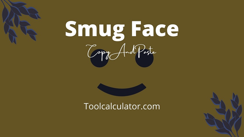 Smug Face (Copy & Paste)