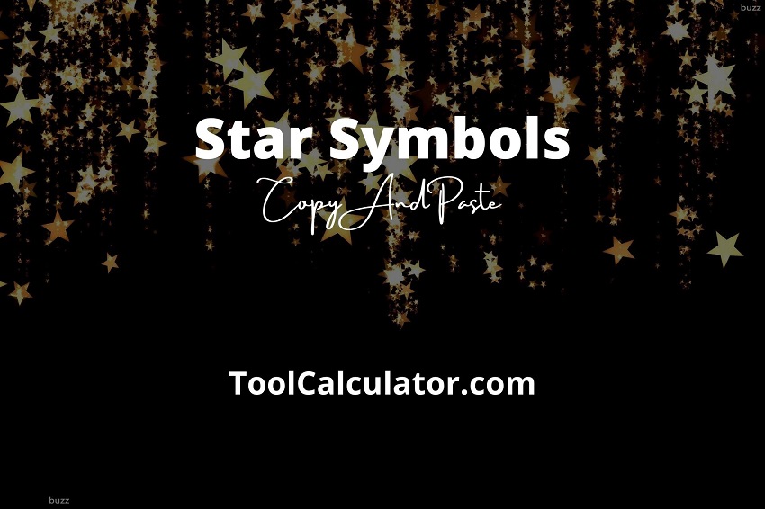 Star Symbols (Copy & Paste)