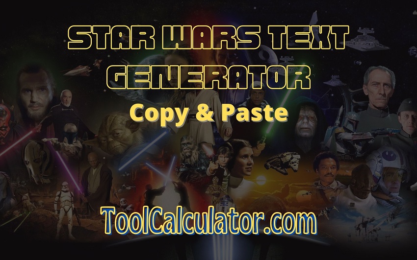 star wars text generator