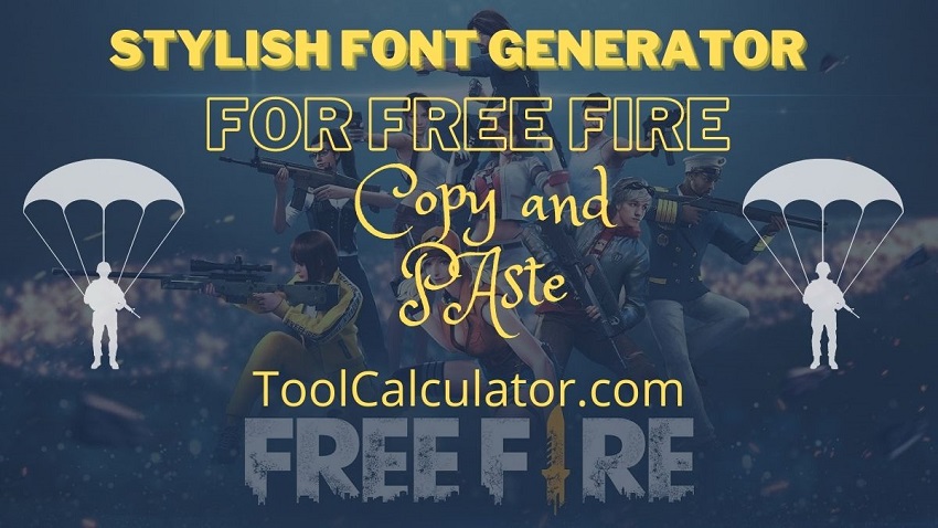 Stylish Font Generator for free fire