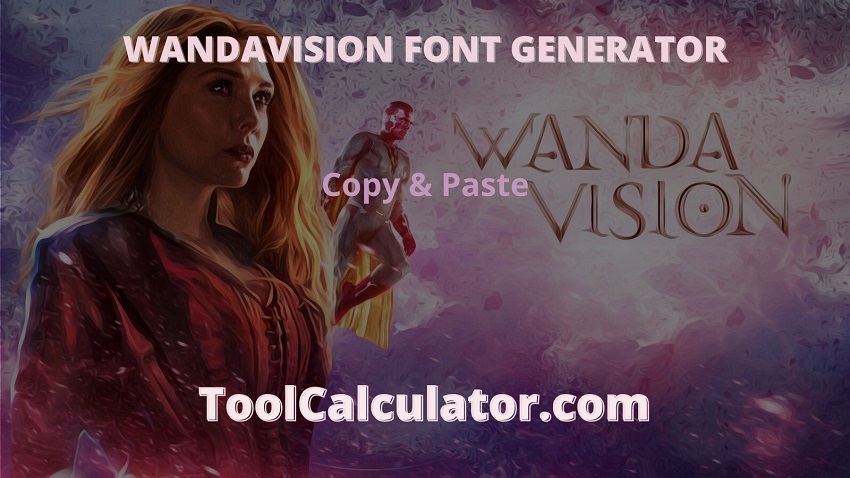 Wandavision Font Generator