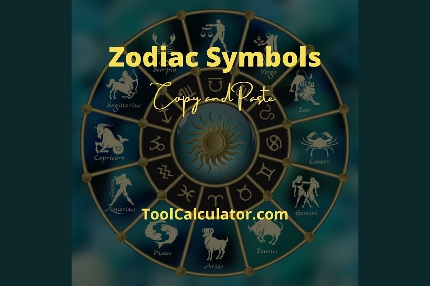 Zodiac Symbols Text Emoji ♉︎ ♎︎ ♋︎ ♊︎ (Astrological/Horoscope Signs)